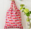 Vintage Apple Recycled Foldaway Shopper Bag