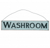 Washroom Metal Sign