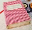 Gingham Recipe Book Storage Box