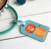 Charlie The Lion Luggage Tag