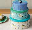 Set Of 3 Garden Birds Cake Tins