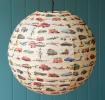 Vintage Transport Paper Lampshade