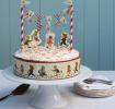 Vintage Kids Cake Bunting