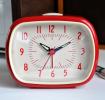 Red Retro Alarm Clock