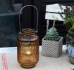 Amber Honeycomb Tealight Holder