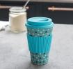 Atomic Blue Bamboo Travel Mug