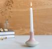 Baby Pink Dipped Candle Holder