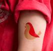 Bird And Rabbit Temporary Tattoos
