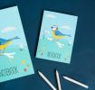 Blue Tit Design A6 Notebook