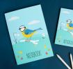 Blue Tit Design A5 Notebook