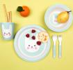 Bonnie The Bunny Bamboo Tableware (set Of 5)