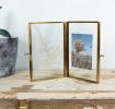 Brass 4 Sided Photo Frame