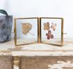 Brass 4 Sided Square Photo Frame