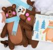 Bruno The Bear Felt Kit