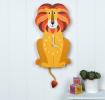 Charlie The Lion Wooden Wall Clock