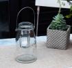 Clear Mason Jar Tealight Holder