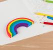 Colourful Rainbow Eraser