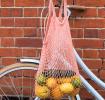 Coral Organic Cotton Net Bag