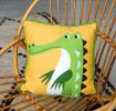 Harry The Crocodile Cushion With Pad