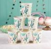 Desert In Bloom Paper Cups (set Of 8)