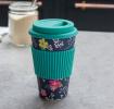 Ditsy Garden Bamboo Travel Mug