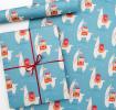 Dolly Llama Wrapping Paper (5 Sheets)