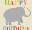 Elephant Birthday Card