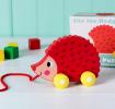 Ella The Hedgehog Wooden Pull Toy