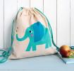 Elvis The Elephant Drawstring Bag
