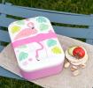 Flamingo Bay Bamboo Lunch Box