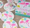 Flamingo Bay Coasters (set Of 8)