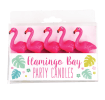 Flamingo Party Candles (pack Of 5)