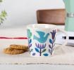 Folk Doves Porcelain Mug