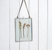 Glass Hanging Frame In Silver 15x20cm