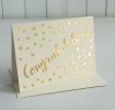 Gold Congratulations Card