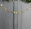 Gold Merry Christmas Garland