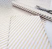 Gold Stripes Wrapping Paper (5 Sheets)
