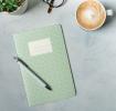 Green Abstract A5 Notebook