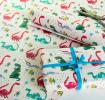 Green Dinosaur Wrapping Paper (5 Sheets)