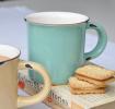 Green Normandy Crackled Mug