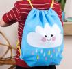 Happy Cloud Drawstring Bag