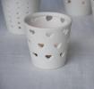Hearts Ceramic Tealight Holder