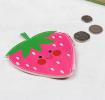 Hello Strawberry Vinyl Purse