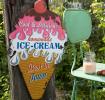 Homemade Ice Cream Metal Sign