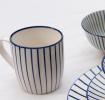 Japanese Mug Cobalt Sunburst