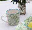 Japanese Mug Green Circles