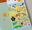 3D puffy stickers - Wild Safari Animals