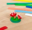 colourful modelling clay sticks 