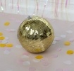 Hanging disco ball (15cm) - Gold
