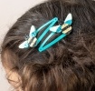 Bumblebee Glitter Hair Clips (set Of 2)